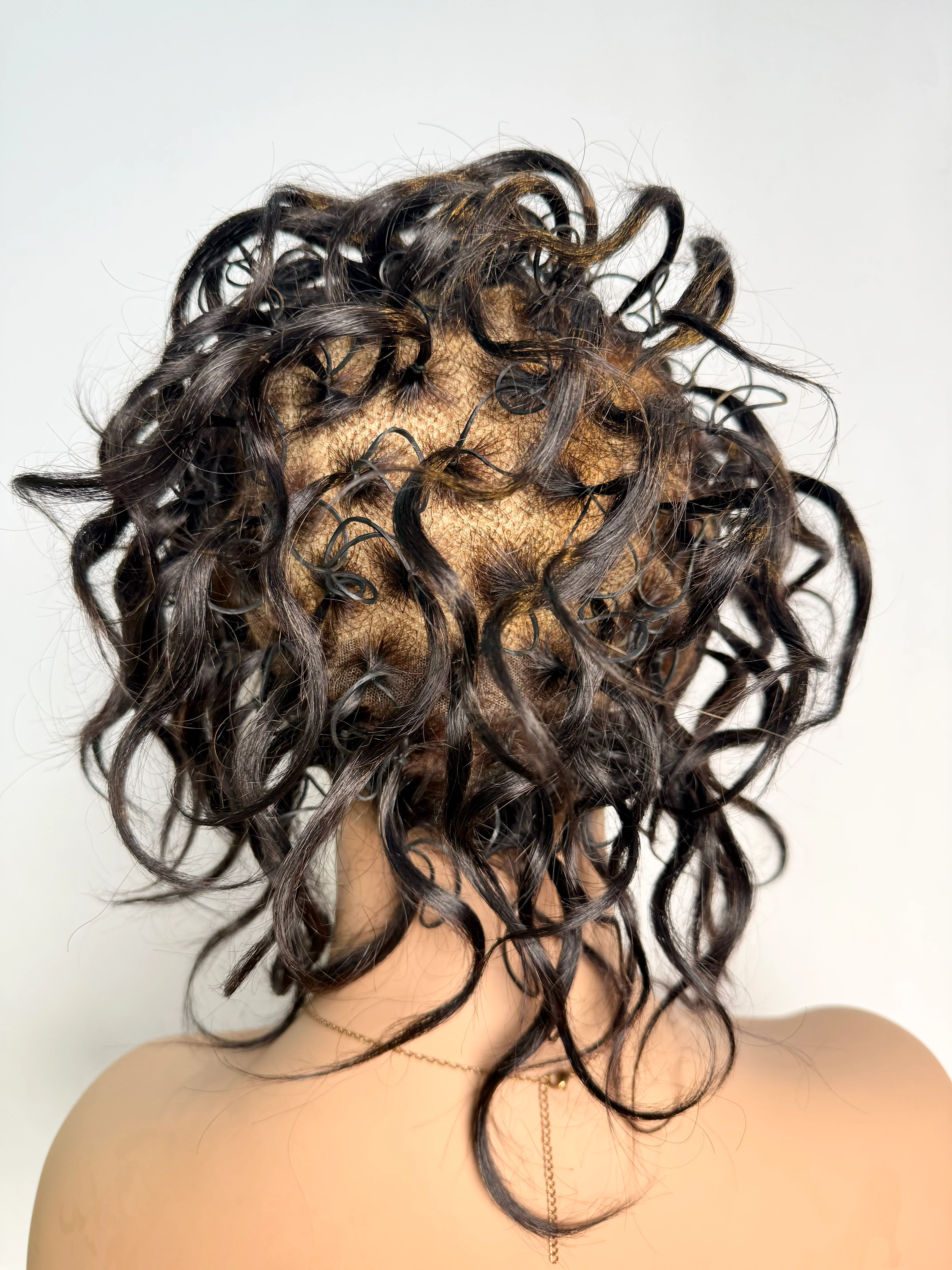 100% Hand-Tied Full Lace HD Wig Cap for Hair Braiding - Suitable for Alopecia Men & Women - Airhomei