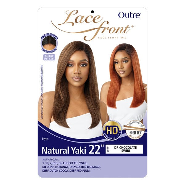 Outre Synthetic Swiss HD Lace Front Wig - NATURAL  YAKI 22�� - Airhomei