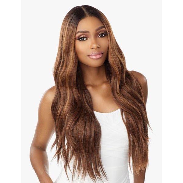 Sensationnel Butta Human Hair Blend Lace Front Wig - LOOSE BEACH WAVE 28