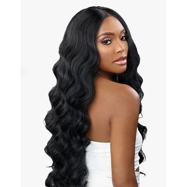 Sensationnel Butta Human Hair Blend Lace Front Wig - CURLY BODY 26