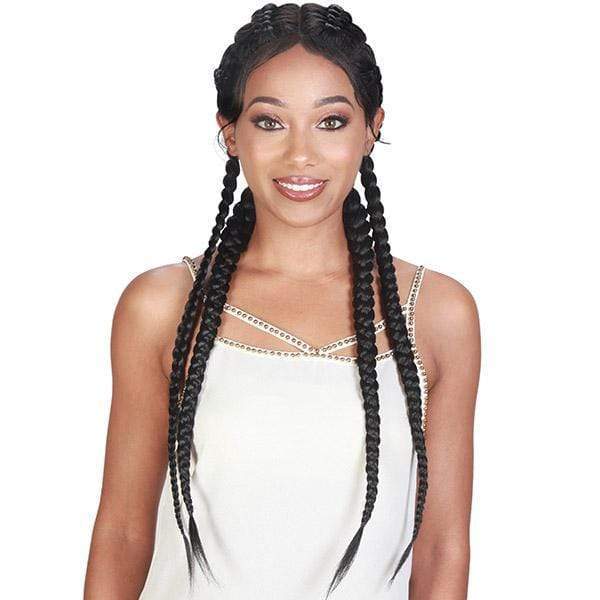Zury Sis Synthetic 360 Box Braid Lace Wig - 360 DD LACE H DUTCH BOX - Airhomei