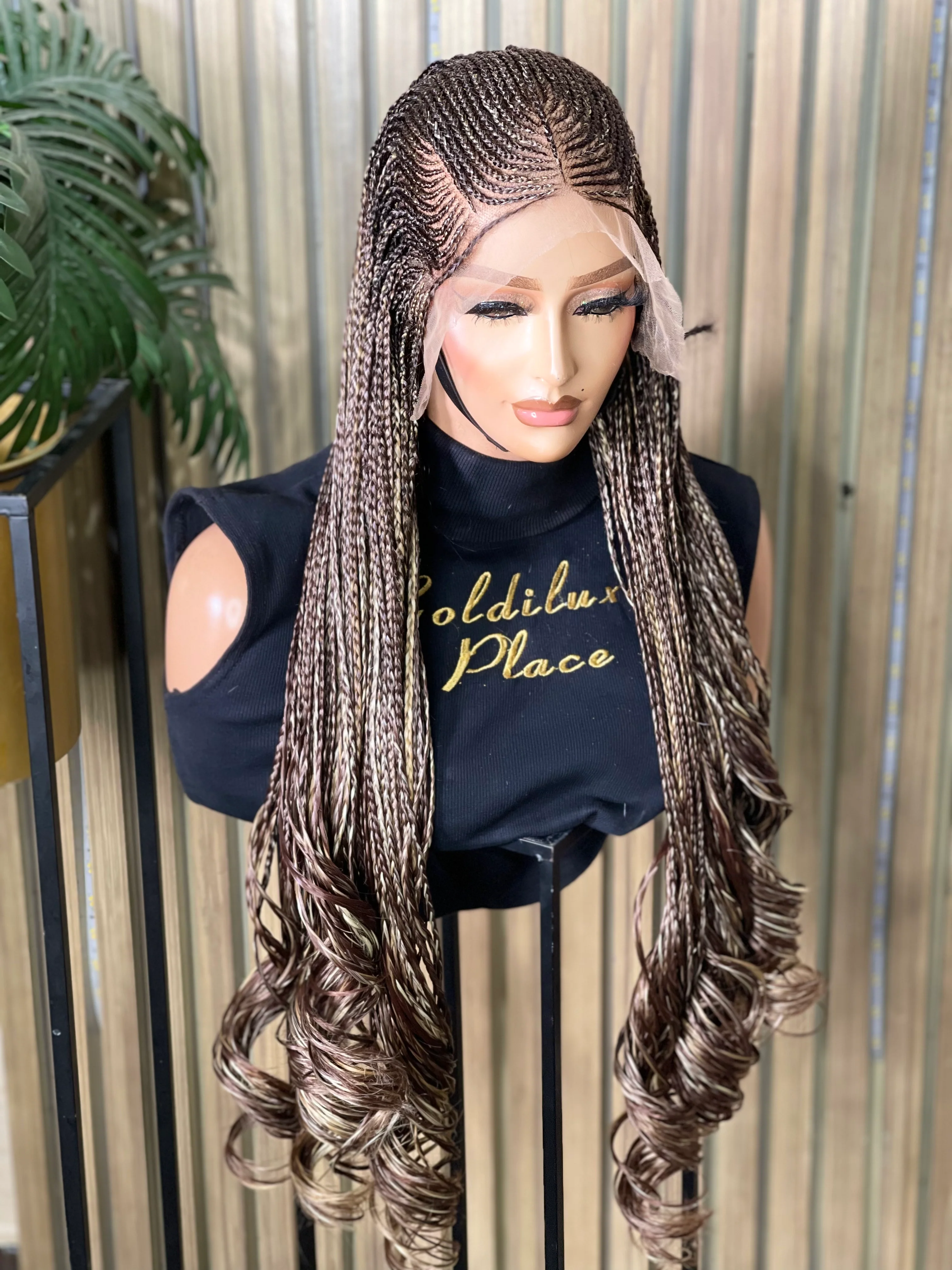 Kamsi Cornrow Unit - Cornrow Braided Wig - Airhomei