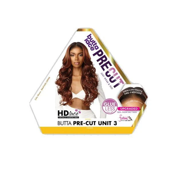 Sensationnel Butta Synthetic Pre Cut Glueless HD Lace Wig - BUTTA PRE CUT UNIT 3 - Airhomei