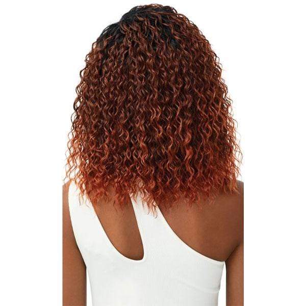 Outre Quick Weave Wet & Wavy Style Synthetic Half Wig - DEEP CURL 14