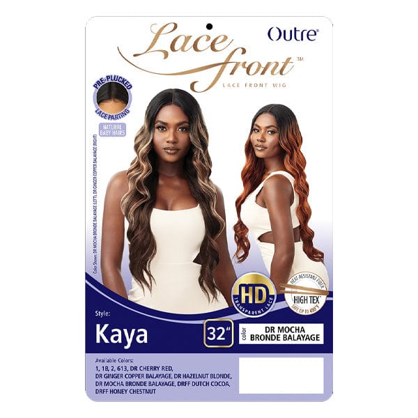 Outre Synthetic Swiss HD Lace Front Wig - KAYA - Airhomei