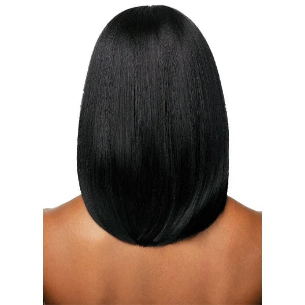 Outre Human Hair Blend 5x5 Lace Closure Wig - HHB NATURAL YAKI 14