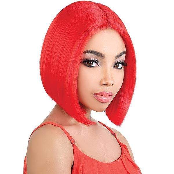 Motown Tress Let's Lace Deep Part Synthetic Swiss Lace Front Wig - LDP NEON2 - Clearance - Airhomei