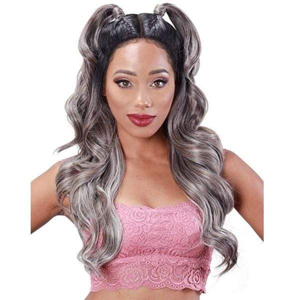 Zury Sis Beyond Synthetic Hair Twin Part Lace Front Wig - BYD TP LACE H BLAST - Clearance - Airhomei