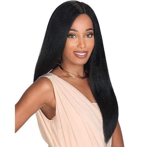 Zury Sis Prime Human Hair Natural Mix 4x4 Soft Swiss Lace Front Wig - PM FP LACE HAZEL - Clearance - Airhomei