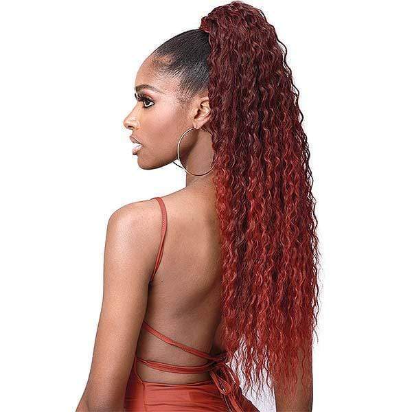 Bobbi Boss Miss Origin Tress Up Human Hair Blend Ponytail - MOD026 BRAZILIAN WAVE 28