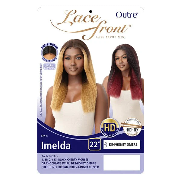 Outre Synthetic Swiss HD Lace Front Wig - IMELDA - Airhomei