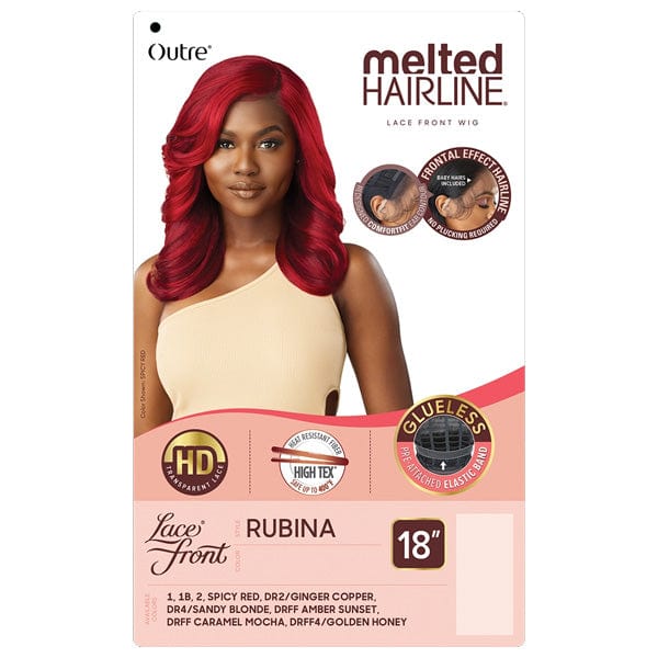 Outre Synthetic Melted Hairline HD Lace Front Wig - RUBINA - Airhomei