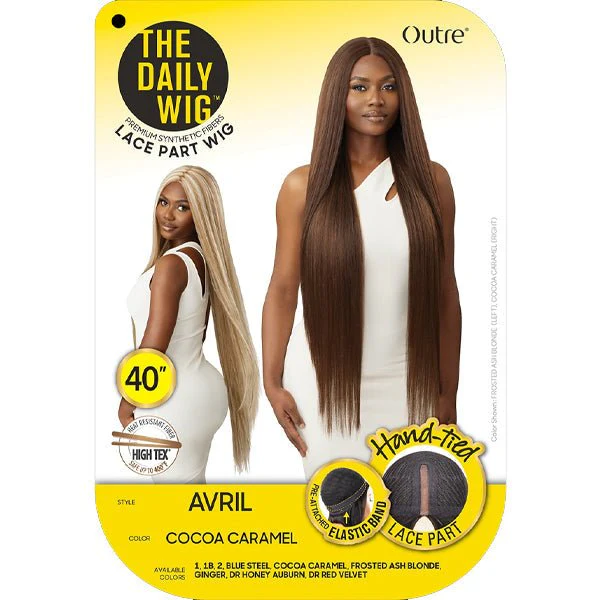 Outre The Daily Wig Synthetic Hair Lace Part Wig - AVRIL - Airhomei