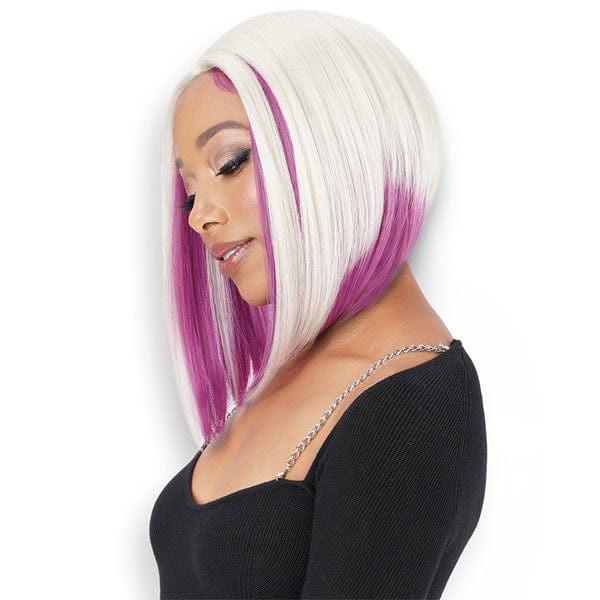 Zury Sis Synthetic Hair Angel Bob Style HD Lace Front Wig - NEELA - Airhomei