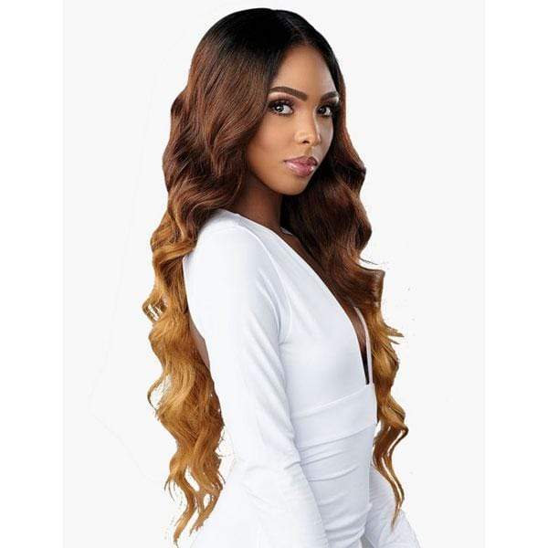 Sensationnel Butta Human Hair Blend Lace Front Wig - OCEAN WAVE 30