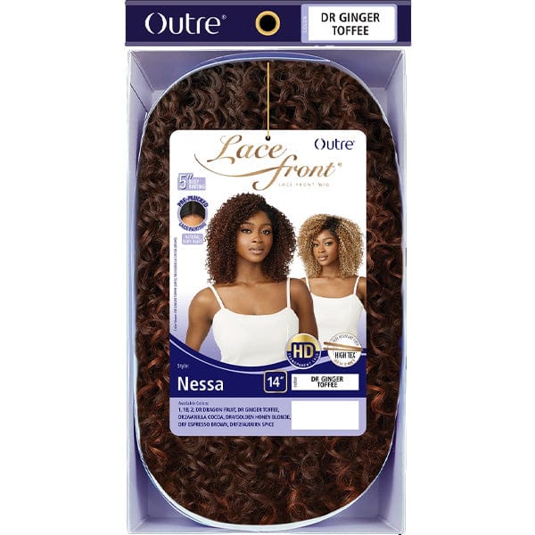 Outre Synthetic Swiss HD Lace Front Wig - NESSA - Airhomei