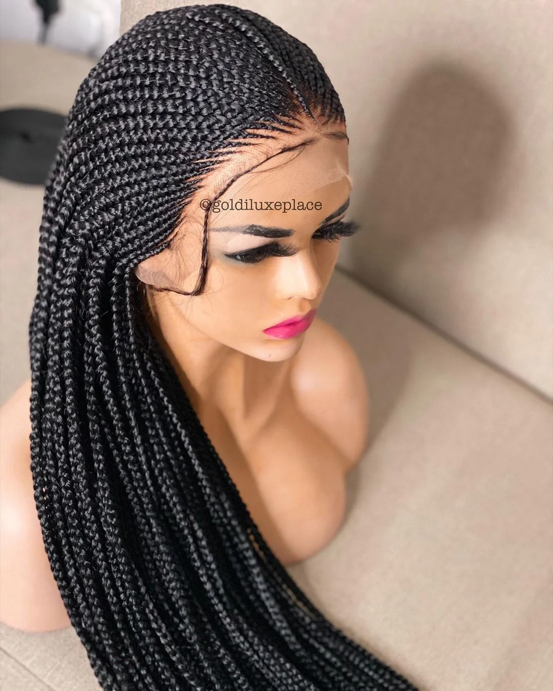 Tribal cornrow - Braided Wig - Airhomei