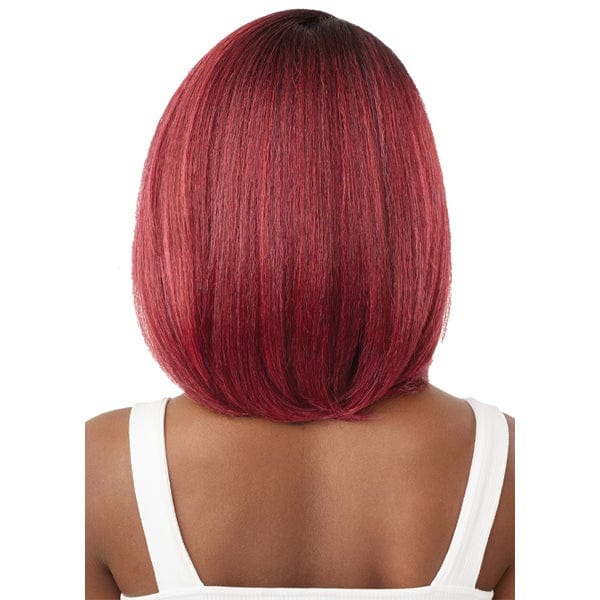 Outre Synthetic Sleeklay Part HD Lace Front Wig - RUDY - Airhomei