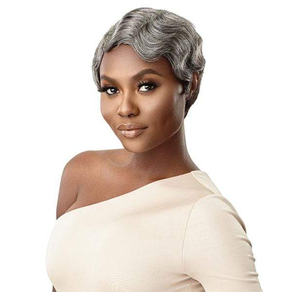Outre 100% Human Hair Fab & Fly Gray Glamour Wig - MARINETTE - Airhomei