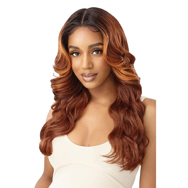 Outre Synthetic Sleeklay Part HD Lace Front Wig - ANALIA - Airhomei