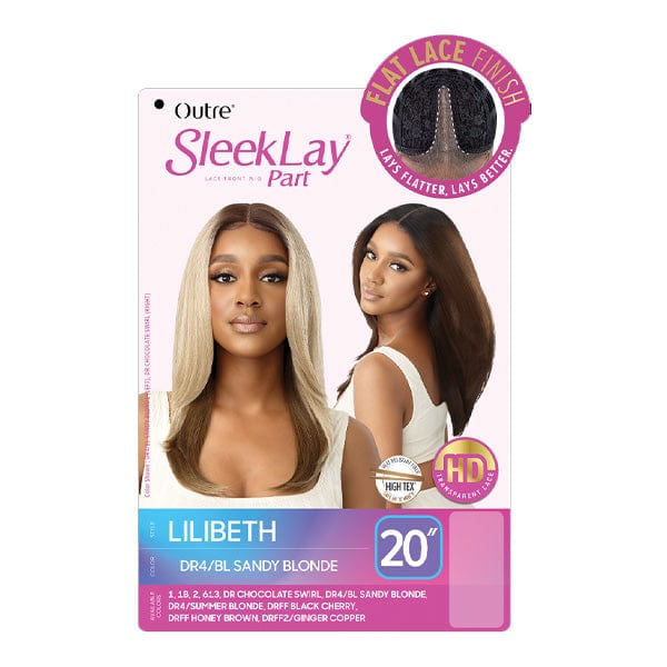 Outre Synthetic Sleeklay Part HD Lace Front Wig - LILIBETH - Airhomei