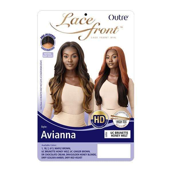 Outre Synthetic Swiss HD Lace Front Wig - AVIANNA - Airhomei