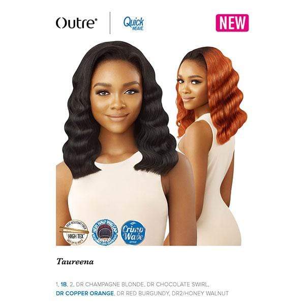 Outre Synthetic Quick Weave Half Wig - TAUREENA - Airhomei