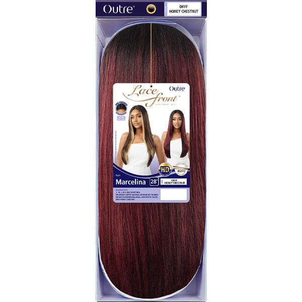 Outre Synthetic Swiss HD Lace Front Wig - MARCELINA - Airhomei
