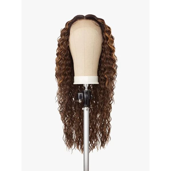 Sensationnel Butta Human Hair Blend Lace Front Wig - WATER DEEP 28