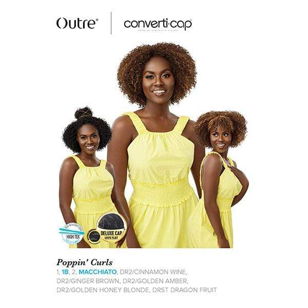 Outre Converti Cap Synthetic Hair Wig - POPPIN CURLS - Airhomei