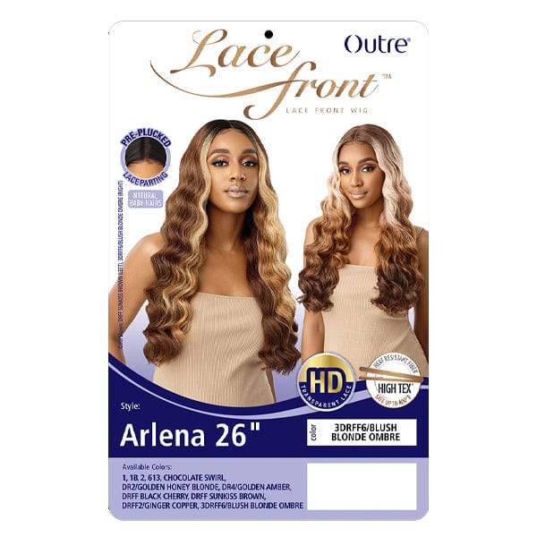 Outre Synthetic Swiss HD Lace Front Wig - ARLENA 26