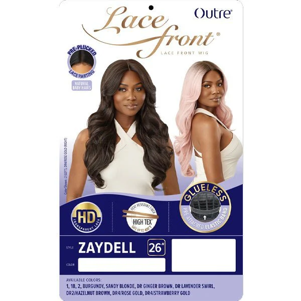 Outre Synthetic Swiss HD Lace Front Wig - ZAYDELL - Airhomei