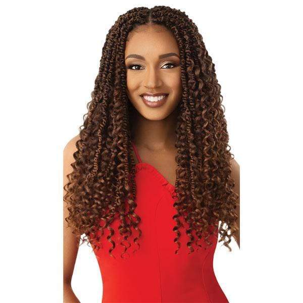 Outre X-Pression Twisted Up Crochet Braid - BOHO WAVY BOMB TWIST 20 - Airhomei