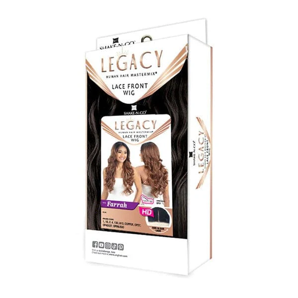 Shake N Go Legacy Human Hair Blend Lace Front Wig - FARRAH - Airhomei