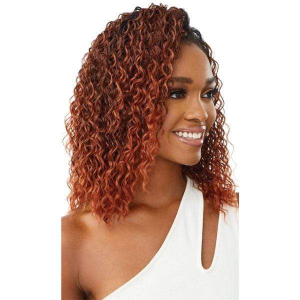 Outre Quick Weave Wet & Wavy Style Synthetic Half Wig - DEEP CURL 14
