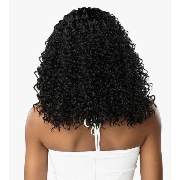 Sensationnel Butta Human Hair Blend Lace Front Wig - WATER WAVE 16