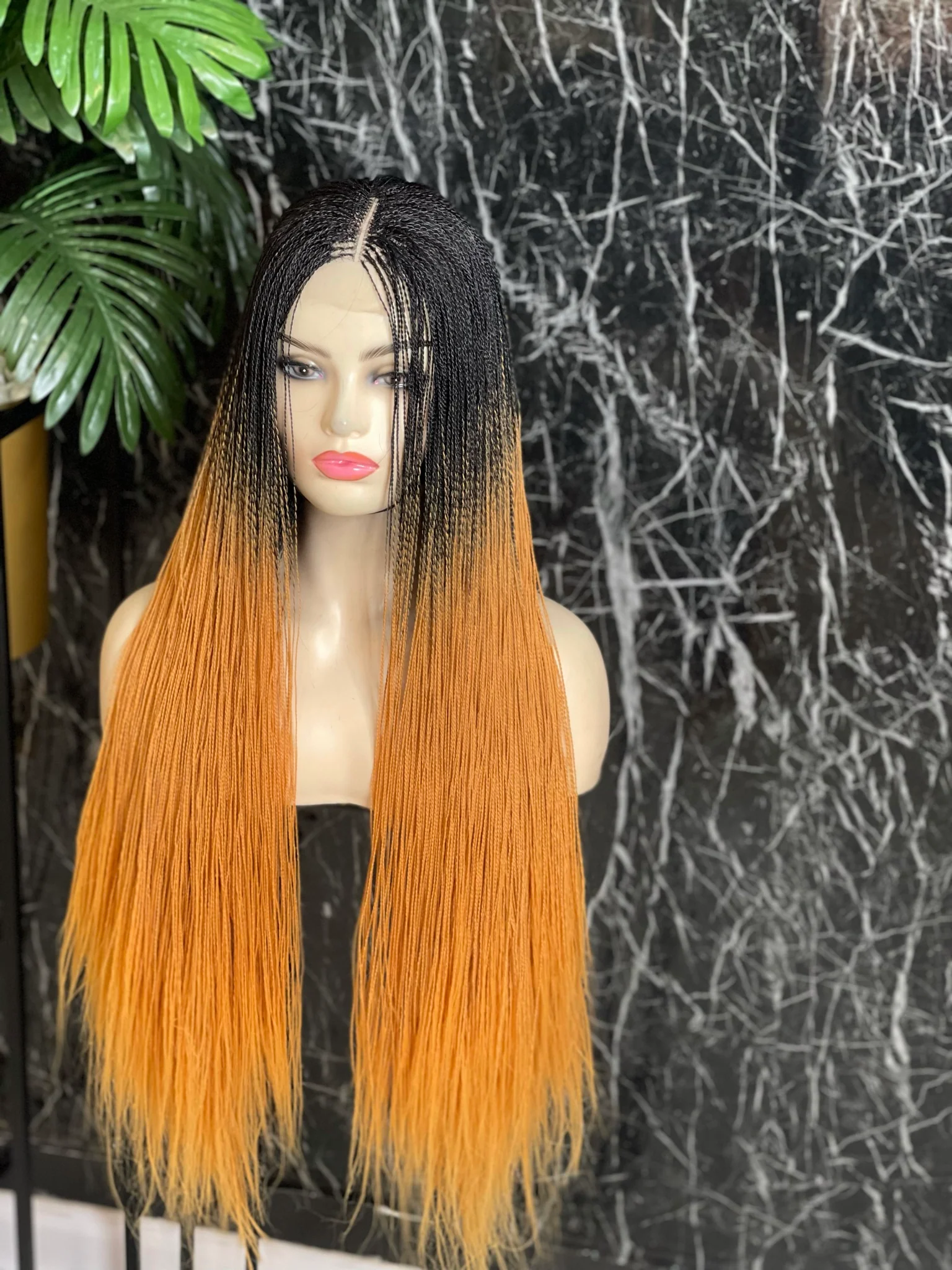 Ombre Micro Twist Braid Wig - Airhomei