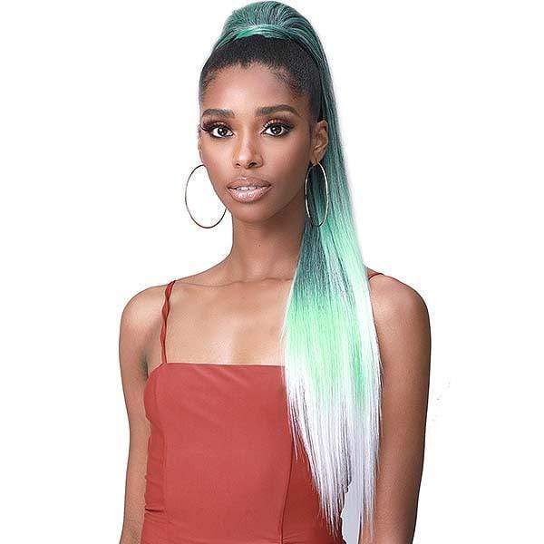 Bobbi Boss Miss Origin Tress Up Human Hair Blend Ponytail - MOD011 YAKI STRAIGHT 32