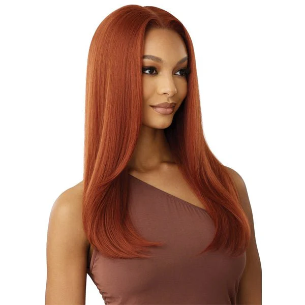Outre Human Hair Blend 5x5 Lace Closure Wig - HHB NATURAL YAKI 22