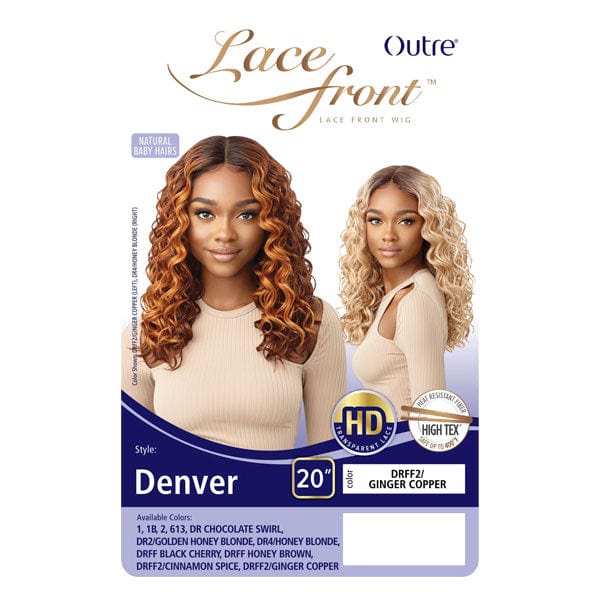 Outre Synthetic Swiss HD Lace Front Wig - DENVER - Airhomei