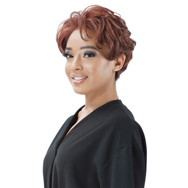 Zury Sis Human Hair Blend Natural Mix Hand-Tied Lace Front Wig - PM LF LUCY - Airhomei