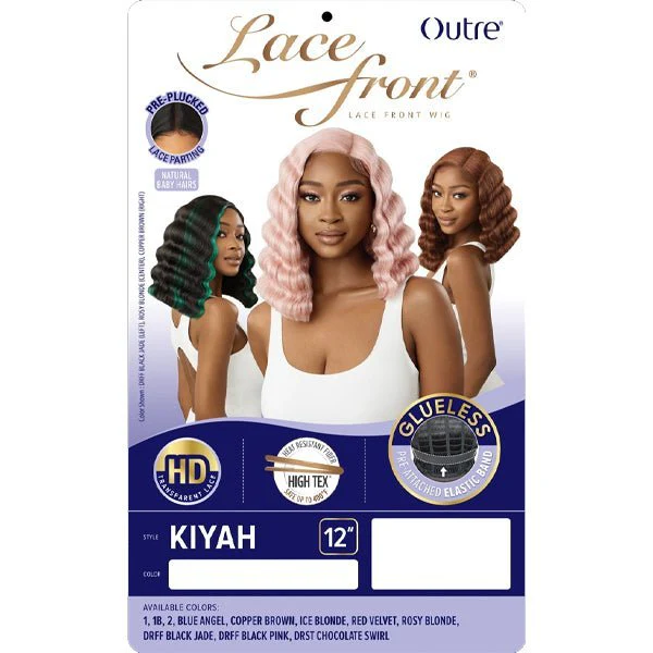 Outre Synthetic Swiss HD Lace Front Wig - KIYAH - Airhomei