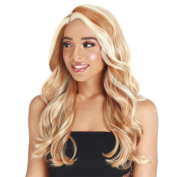 Zury Sis Human Hair Blend Natural Mix Glueless Lace Front Wig - PM LF HD CAMA - Airhomei