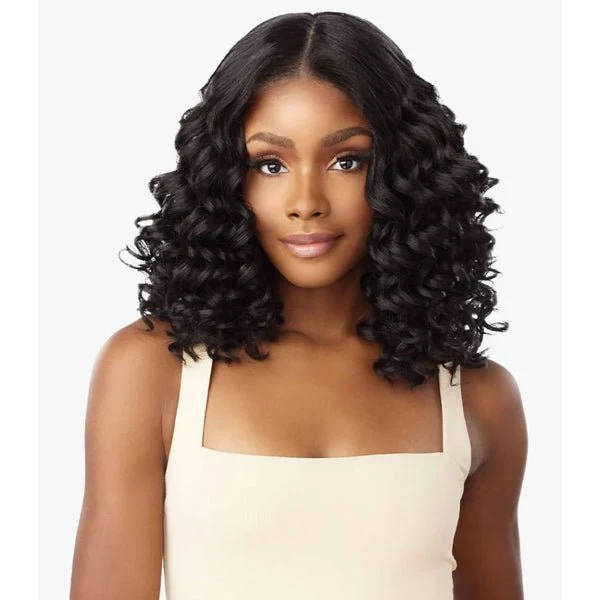 Sensationnel Kinky Edges Kinks & Co Y-Part Lace Wig - KINKY SPIRAL CURL 14 - Airhomei