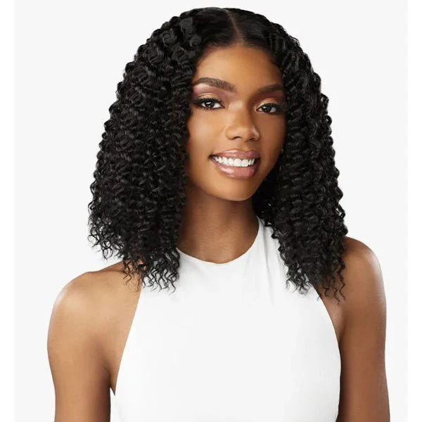 Sensationnel Butta Human Hair Blend Wet & Wavy Lace Front Wig - WATER WAVE 12