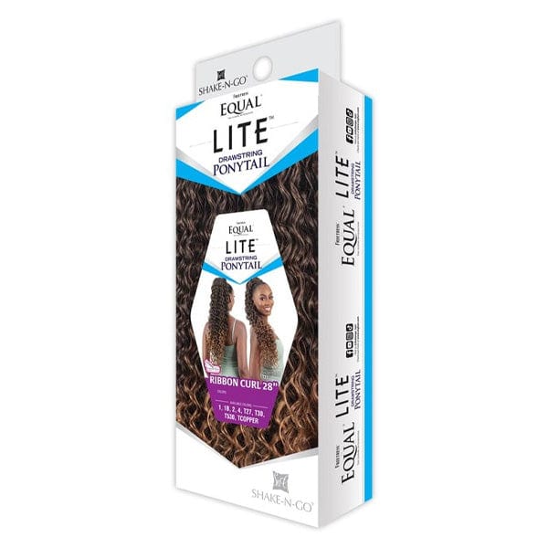 Freetress Equal Synthetic Lite Drawstring Ponytail - RIBBON CURL 28