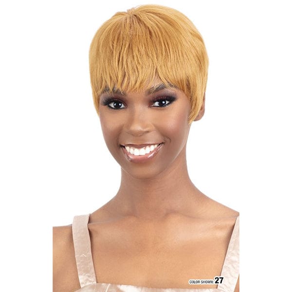 Shake N Go Legacy Human Hair Blend Lace Front Wig - BRISTOL - Airhomei