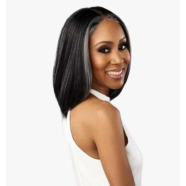 Sensationnel Synthetic Hair Dashly Salt & Pepper Lace Wig - SP LACE UNIT 1 - Airhomei