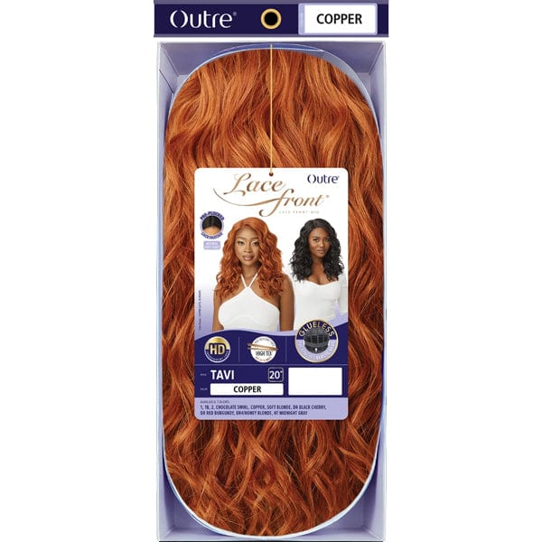 Outre Synthetic Swiss HD Lace Front Wig - TAVI - Airhomei