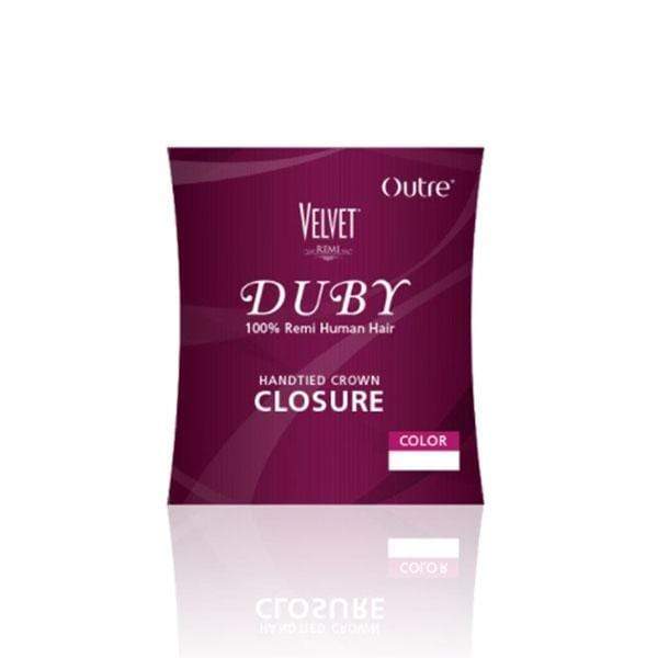 Outre Velvet Duby Crown Closure - Premium Duby Handtied Crown Closure - Airhomei